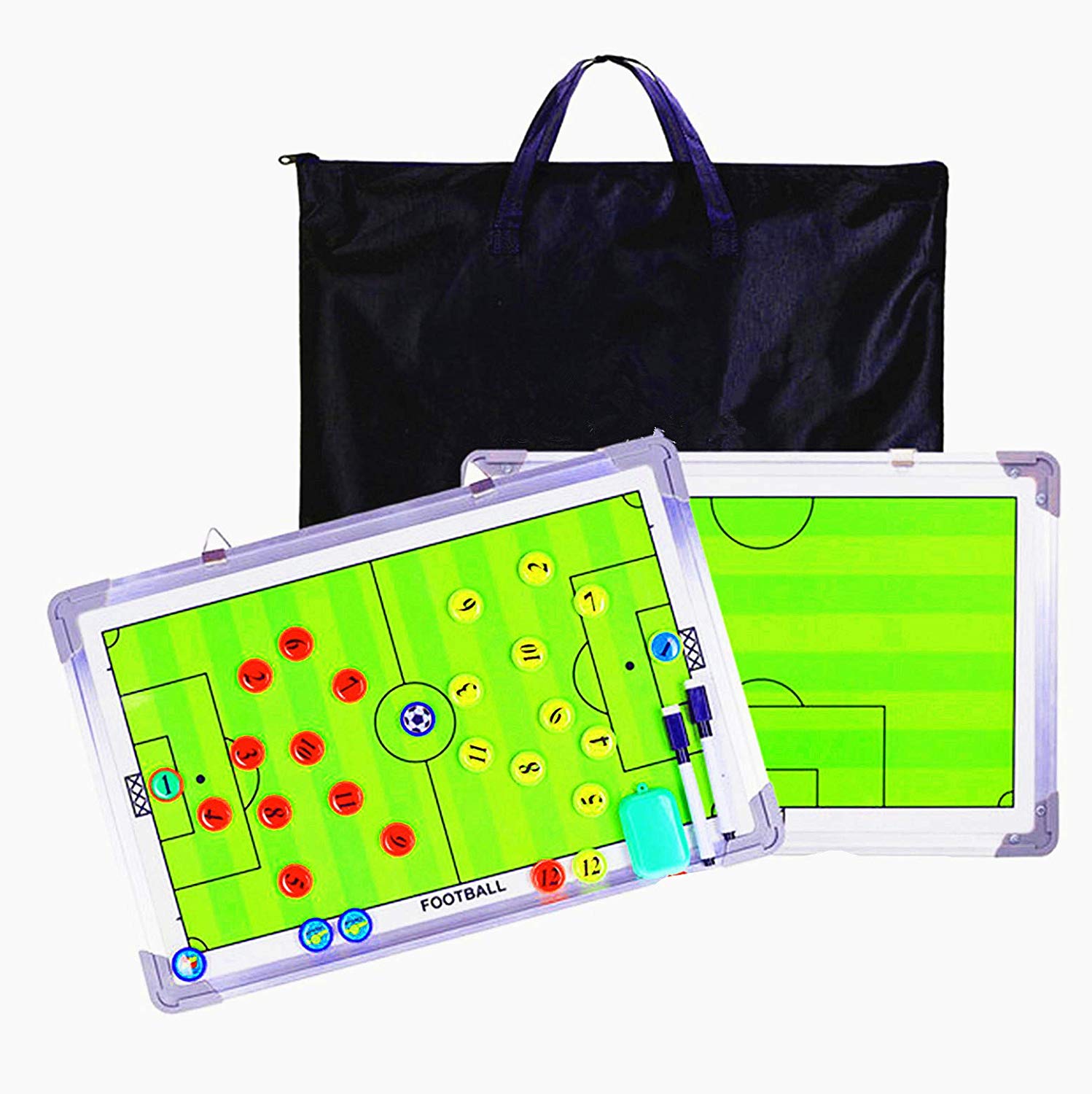 Double magnetic board with bag